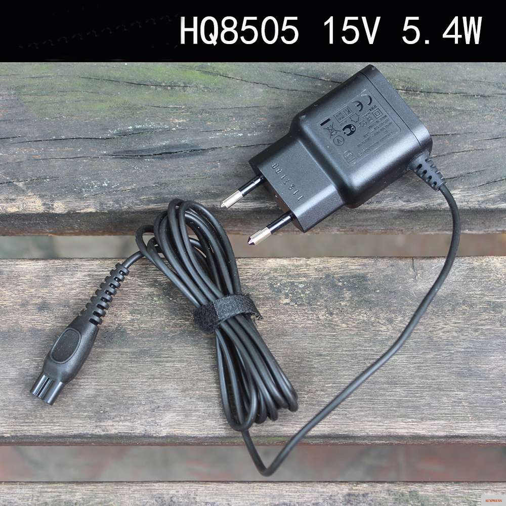 Фото Сетевое зарядное устройство с 2 зубцами для PHILIPS Norelco HQ8 HQ8505 HQ8500 HQ6070 HQ6073 HQ6076 ptat860 890 15