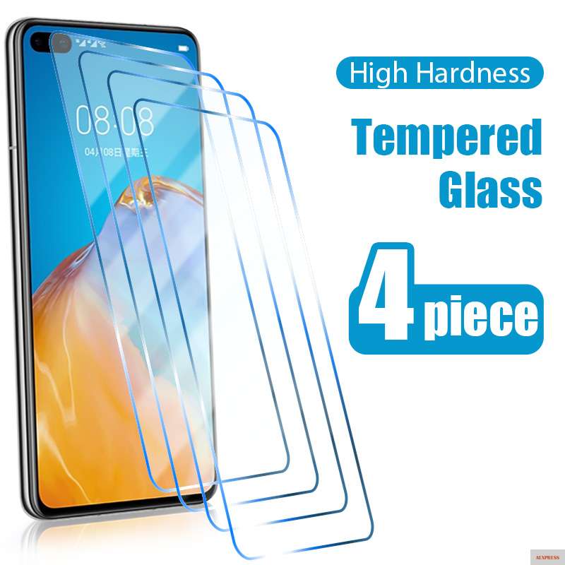 Фото 4 шт. закаленное стекло для Huawei P Smart 2019 Z S 2021 Защита экрана P30 Lite P40 Pro P20 P50 | Мобильные