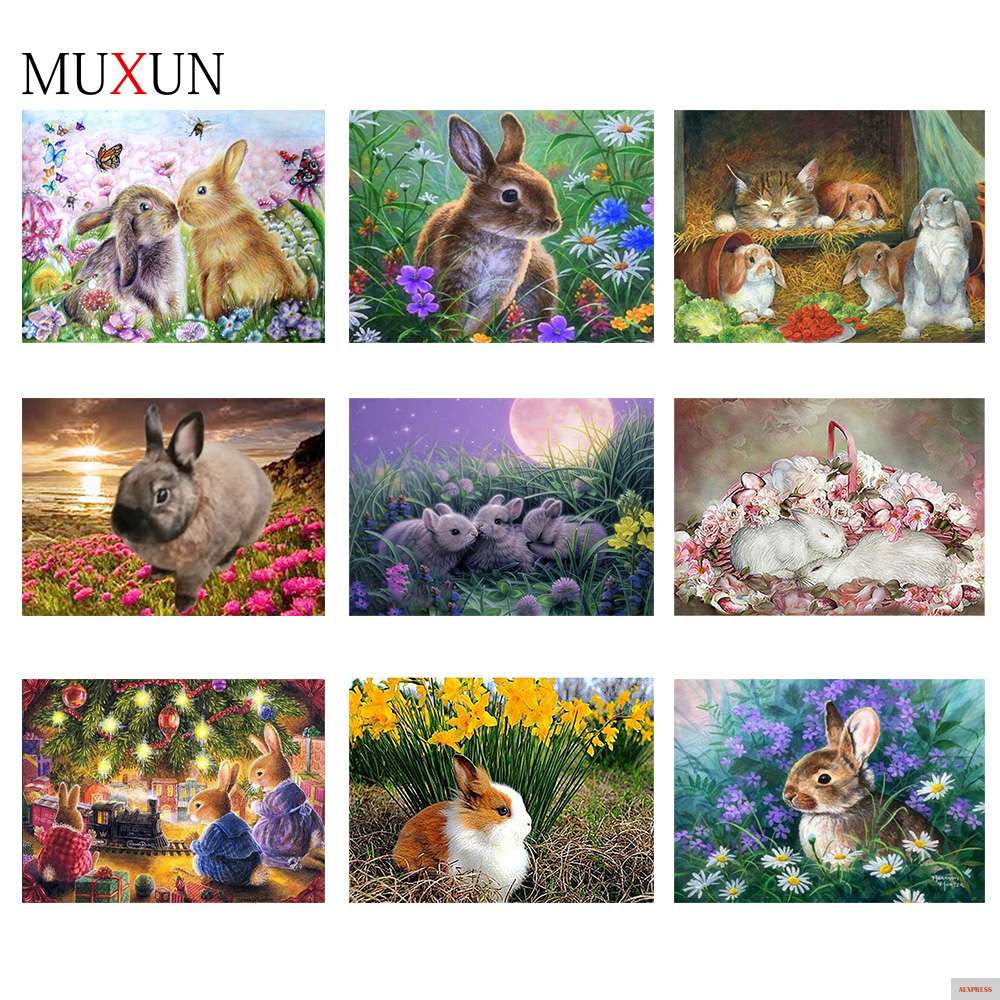 Фото Алмазная мозаика Muxun 5D для творчества алмазная живопись вышивка крестиком луна