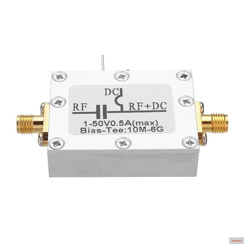 Фото RF Biaser Коаксиальная подача для любительского радио RTL SDR LNA малошумный усилитель