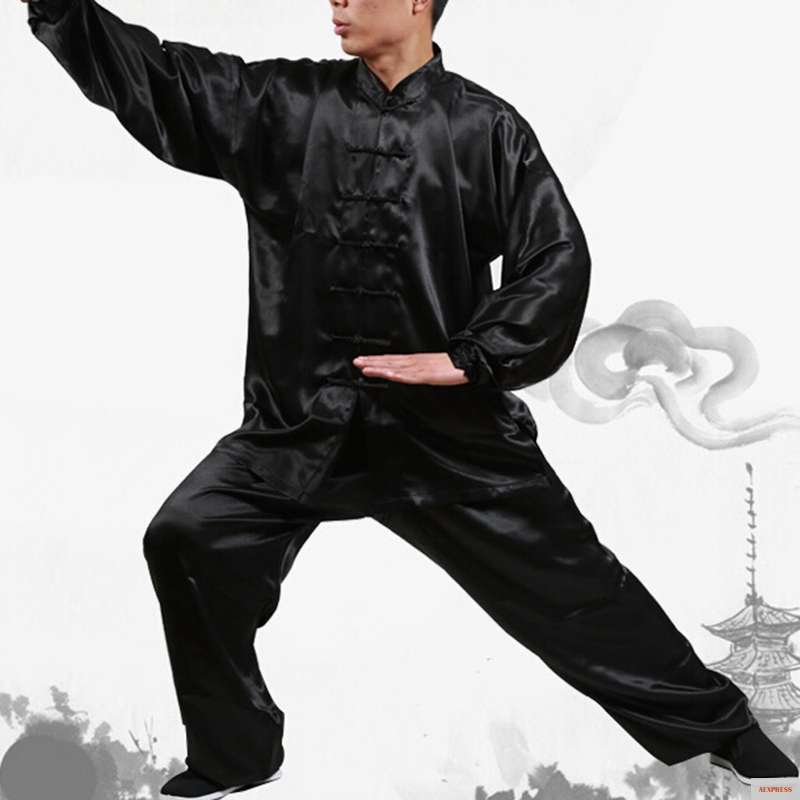 Фото Унисекс Wushu одежда боевые искусства искусственный кунг фу костюм мужская