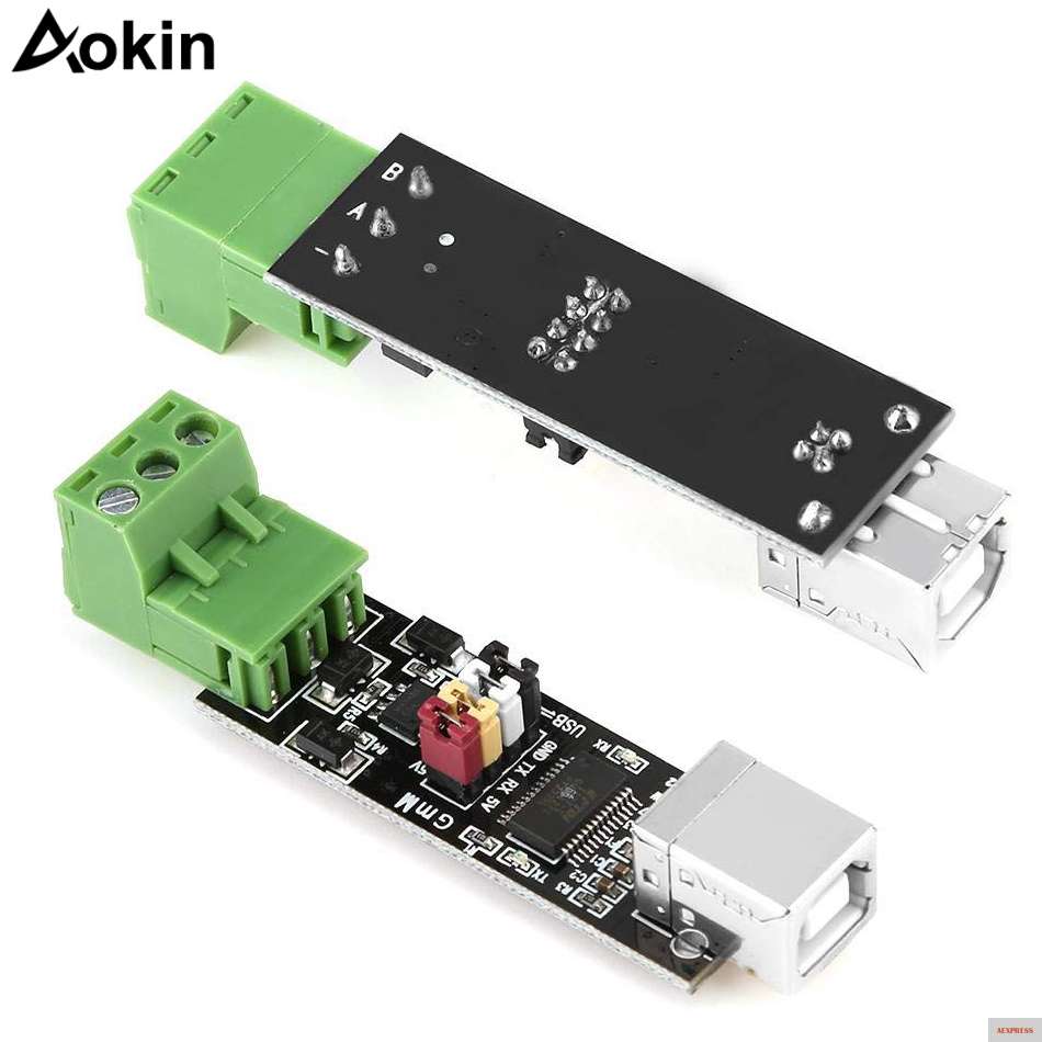 Фото USB 2 0 к TTL RS485 последовательный конвертер адаптер FTDI FT232RL SN75176 двойная функция