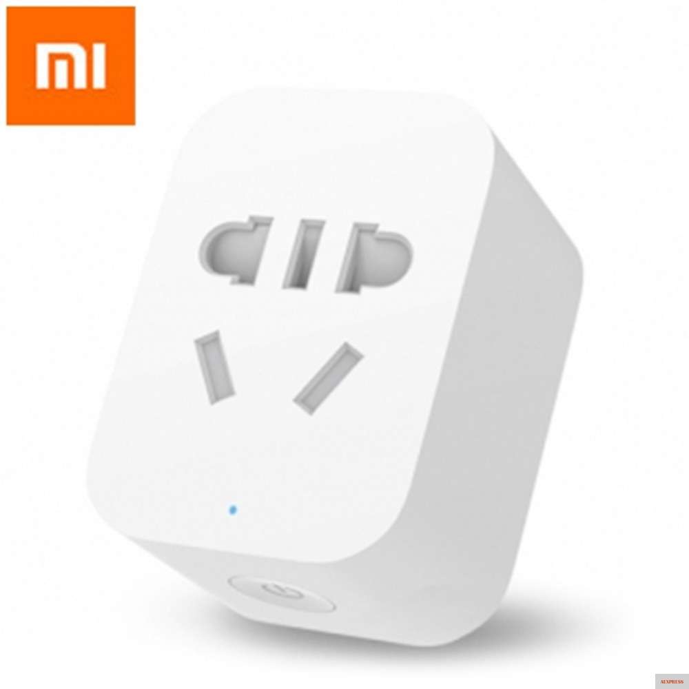 Фото Оригинальный Xiaomi Mi умный дом Розетка Wifi ZigBee версия приложение дистанционное