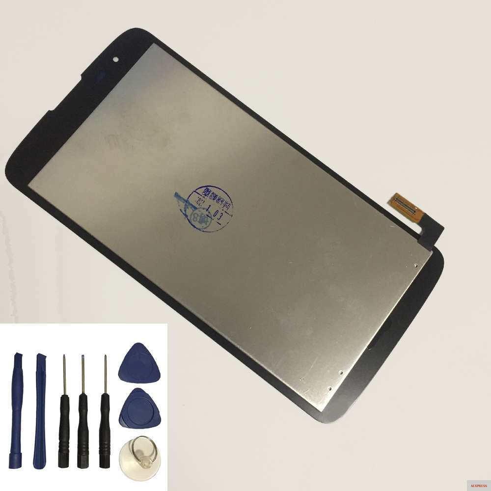 Фото Для LG K7 Tribute 5 LS675 MS330 K330 Сенсорная панель дигитайзер + ЖК-дисплей монитора модуль в