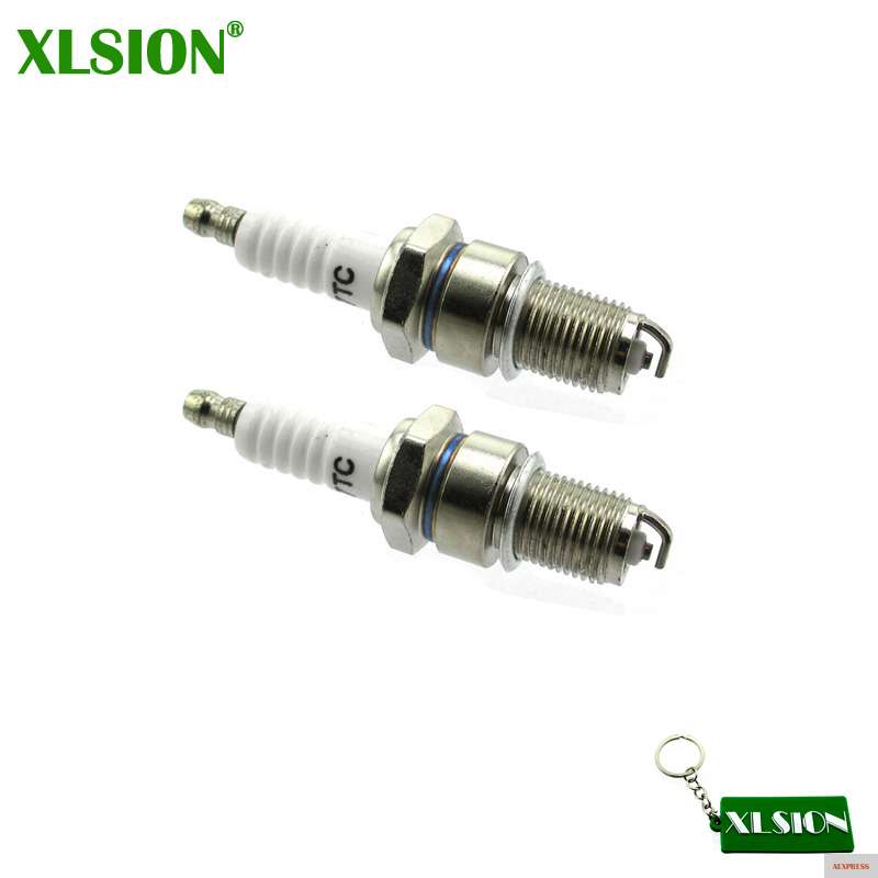 Фото Свеча зажигания XLSION 2x F7TC для Honda GX120 GX160 GX200 GX240 GX270 GX340 GX390 генератор газонокосилка