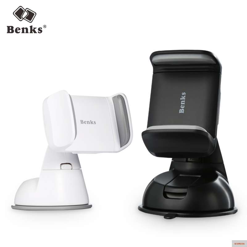 Фото Benks Car Windshield Sucker Phone Holder for iPhone 7 6S xiaomi 5 360 Degree Rotation Mount Stand 3.5-5.5 inch Mobile Phones | Мобильные