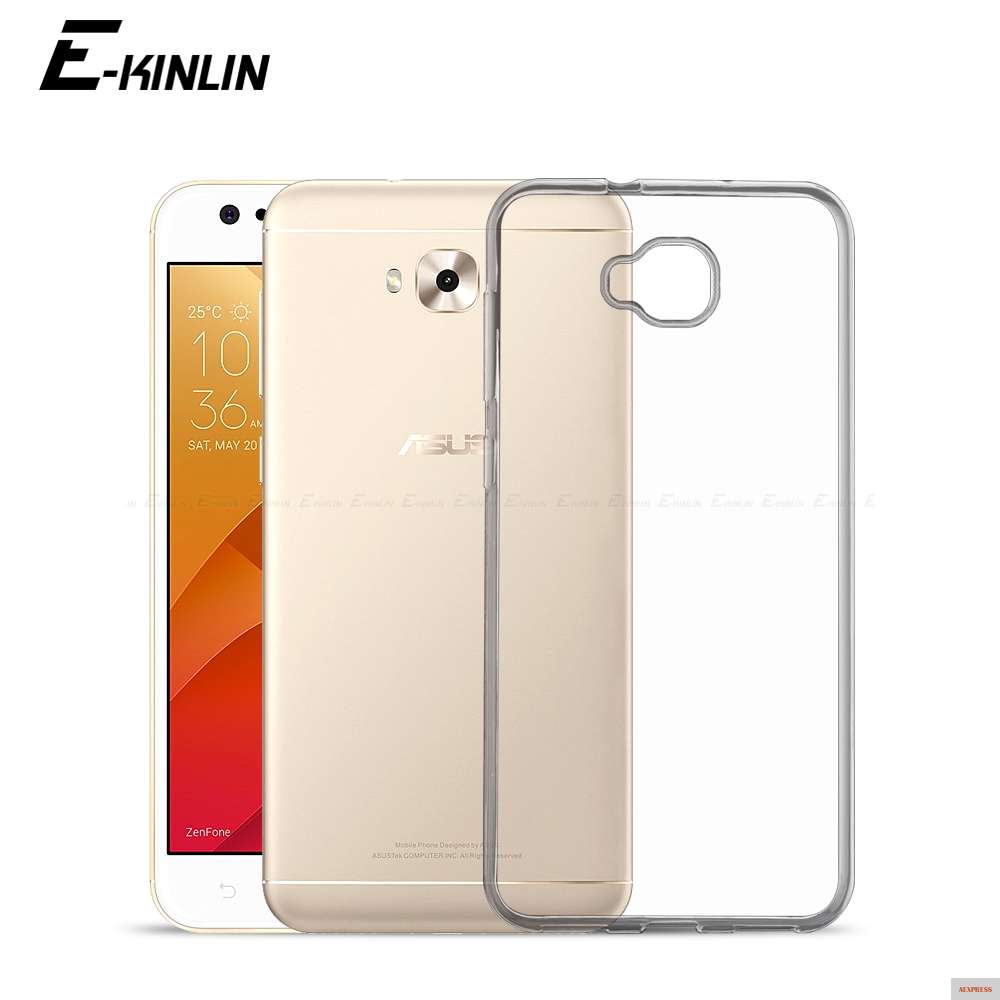 Фото Прозрачная мягкая силиконовая задняя крышка для Asus ZenFone 4 Selfie Lite ZD553KL ZB553KL