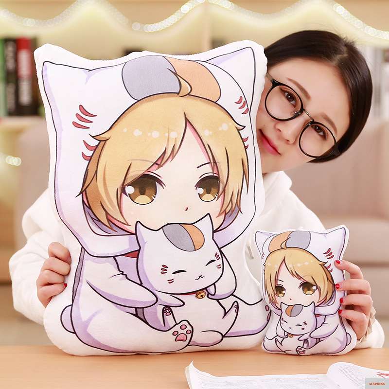 Фото Плюшевая кукла в стиле аниме Нацумэ Yuujinchou кошка Treacher плюшевая подушка юйцзиньчоу