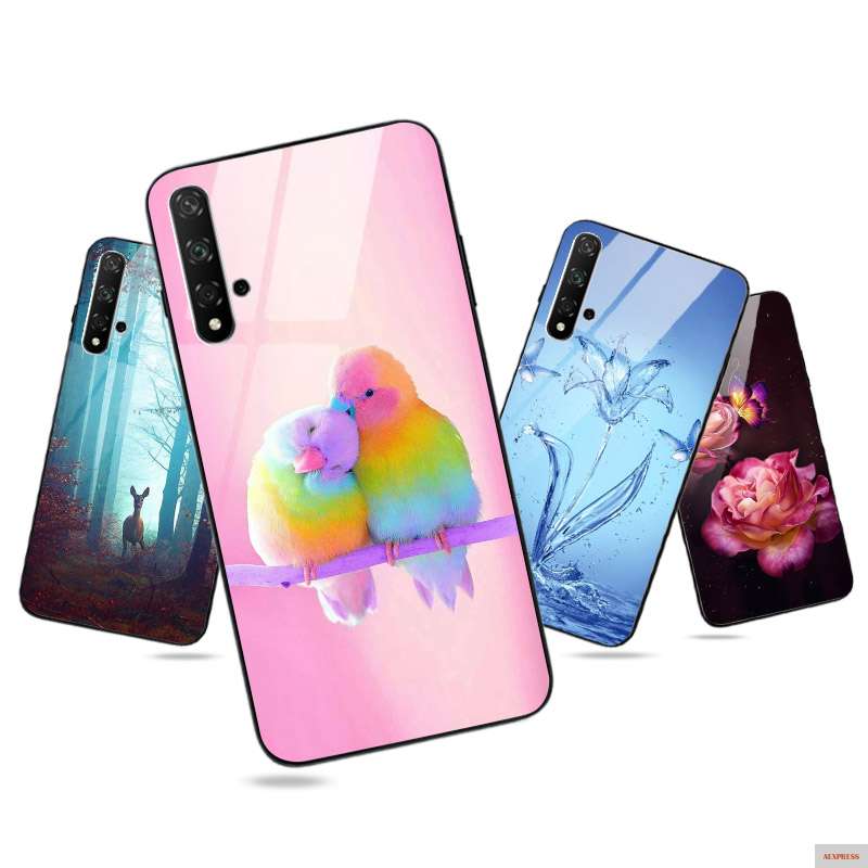 Фото Чехол для Huawei Honor 9 10 Lite 10i 8A 8C 8S 8X 9X Premium Global 7A 7C 20S View 20 Pro Яркий глянцевый